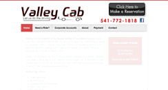 Desktop Screenshot of myvalleycab.com